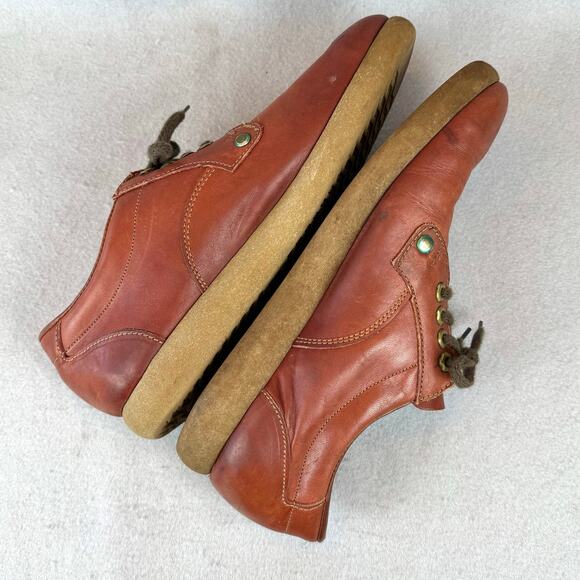 Vtg 80's Crayon Mens Brown Leather Loafers Size 11D Shoes - Picture 7 of 13